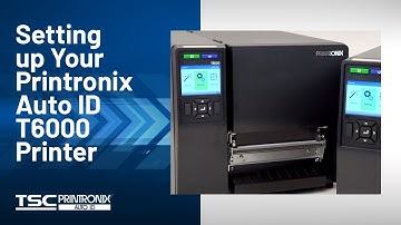 Setting up Your Printronix Auto ID T6000 Printer