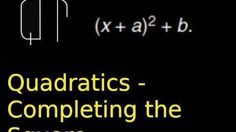 Solving Quadratic Equations by Completing the Square for GCSE / IGCSE Maths Students