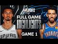 SPURS vs THUNDER FULL GAME 1 HIGHLIGHTS | MAY 18, 2026 NBA PLAYOFFS GAME 1 HIGHLIGHTS