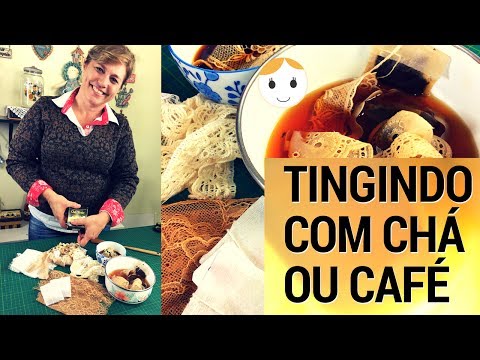 Vídeo: Como Tingir Tecido De Café