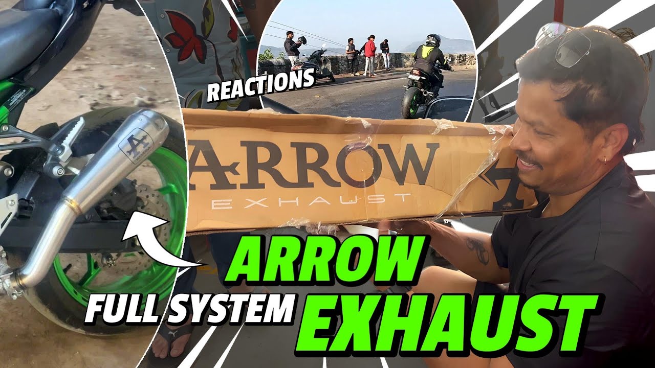 अपने BEAST Z900 को लगाया Arrow Full System Exhaust | VLOG 251