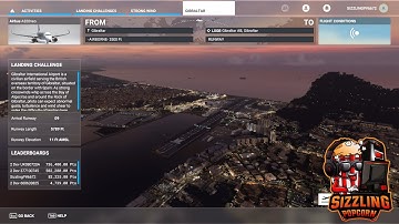 Microsoft Flight Simulator | Gibraltar Strong Wind Landing Challenge | Airbus A320neo