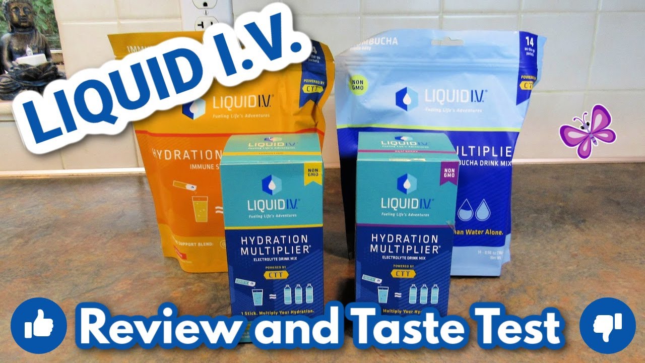 LIQUID I.V. Hydration Multiplier REVIEW & Taste Test! Discount