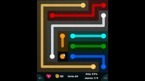flow game facebook - beginners pack level 68 Connect the dots
