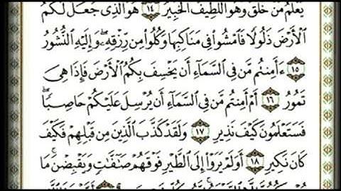 ماهر المعيقلي سورة الملك HD - Surat Almulk Maher almoeeqly