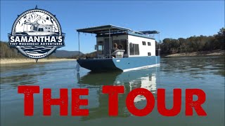 Tiny Houseboat Tour / Walk Through