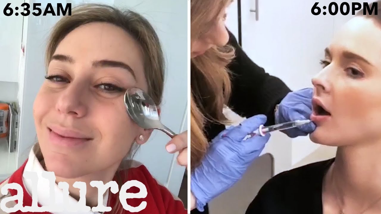 A Dermatologists Entire Routine From Waking Up to Lip Injections  Work It  Allure