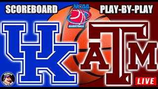 Kentucky Wildcats vs Texas A&M Aggies 🏀 LIVE 🟢 NCAA Mens Basketball SEC Tournament Live Stream