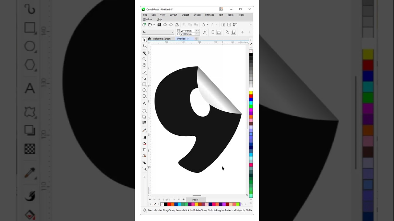 ✨ Stunning Text Effect in CorelDRAW | Quick CorelDRAW Text Tutorial  #coreldraw #graphicdesign