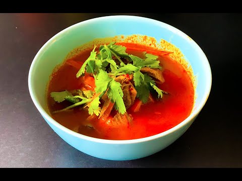 Video: Oksekød Og Skinke Suppe