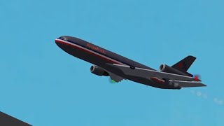 American Airlines Flight 191 roblox Crash Animation