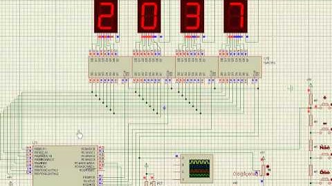 atmega8 ds1307 ds18b20 led saat termometre devresi
