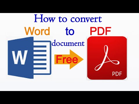 How to convert Word to PDF document in MS Office 2007.