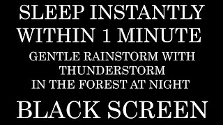 Unlock Peaceful Dreams - Heavy Rain and Thunder Sounds for Deep Sleep and Inner Healing