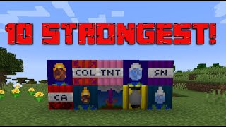 Top 10 Strongest TNT's In Minecraft!