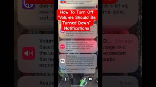 How To Turn Off “Volume Should Be Turned Down” Notifications