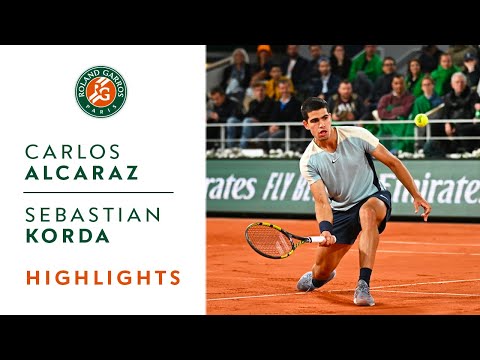 Carlos Alcaraz vs Sebastian Korda - Highlights Round 3 I Roland-Garros 2022