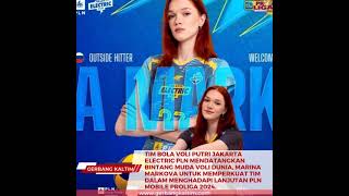 Datangkan Marina Markova, Bintang Muda Voli Dunia , Jakarta Electric PLN Perkuat Lini Serang