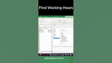 Calculate Working Hours in Excel: Quick Tutorial! ⏰📊