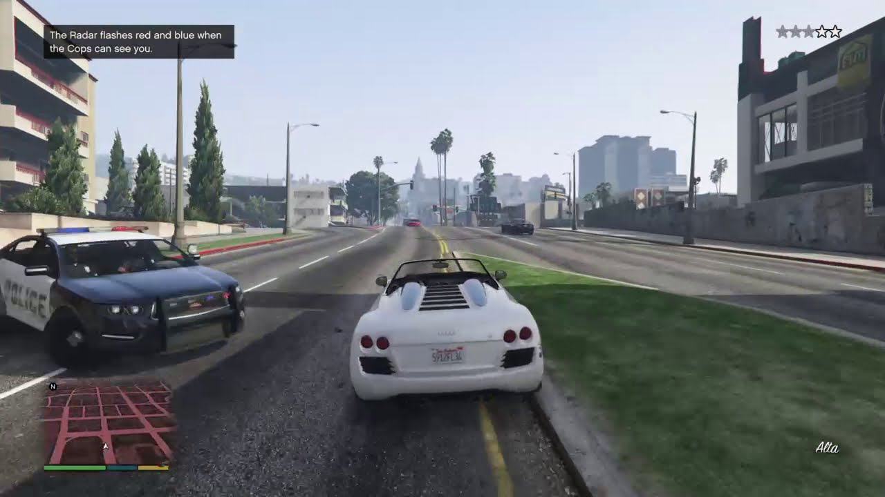 Grand Theft Auto V lose the cops take the car back to the dealership