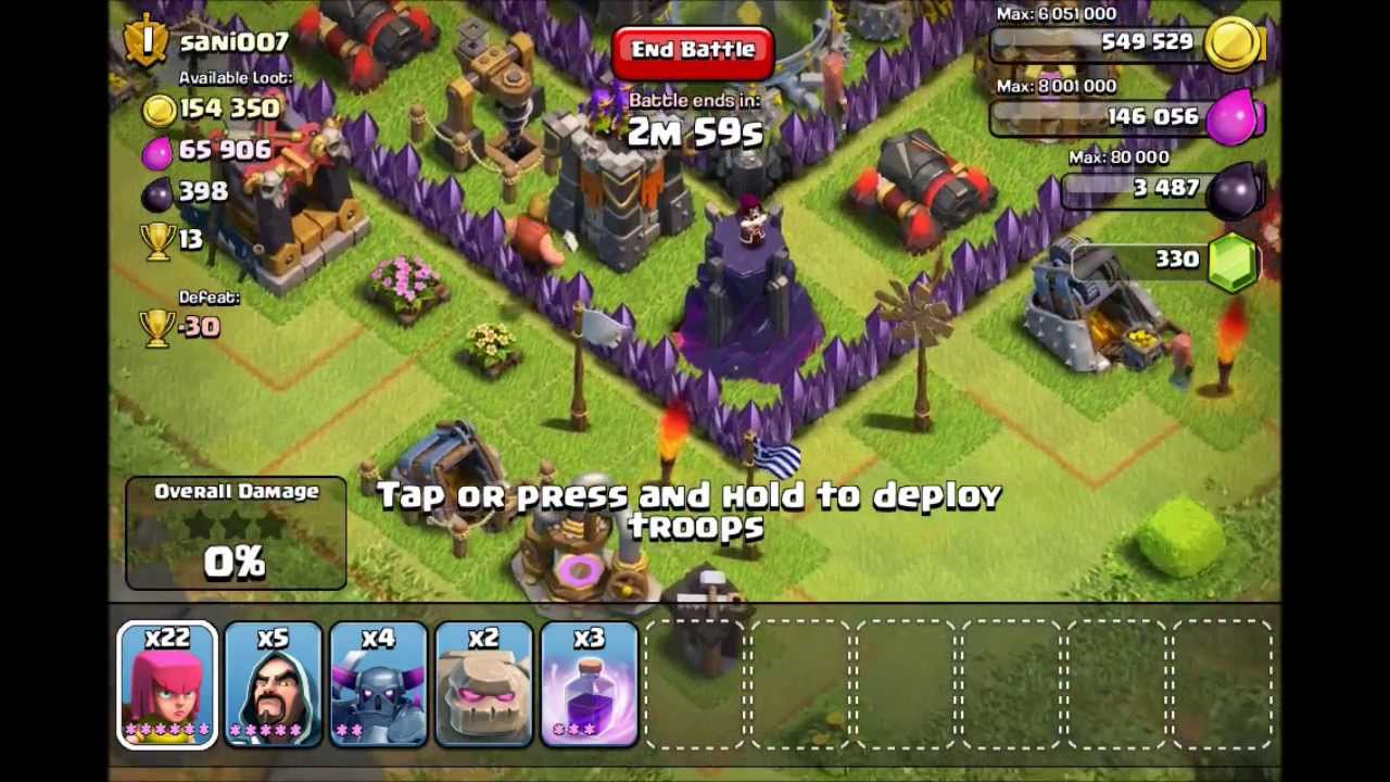 clash of clans level 8 wizard tower defense, clash of clans lvl 8...