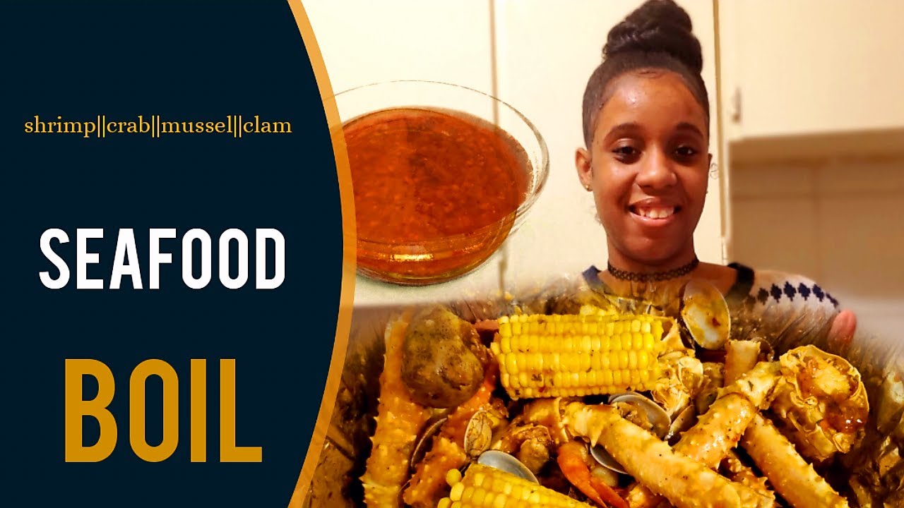How to cook Seafood Boil Mukbang recipe on stove with shrimp, crab