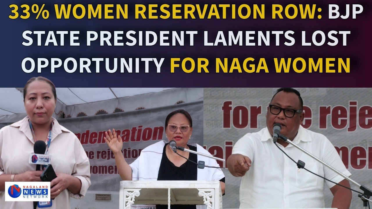 MAHILA JAN AKROSH PADYATRA IN DMP; BJP CHIEF SLAMS OPPOSITION OVER LOST RESERVATION