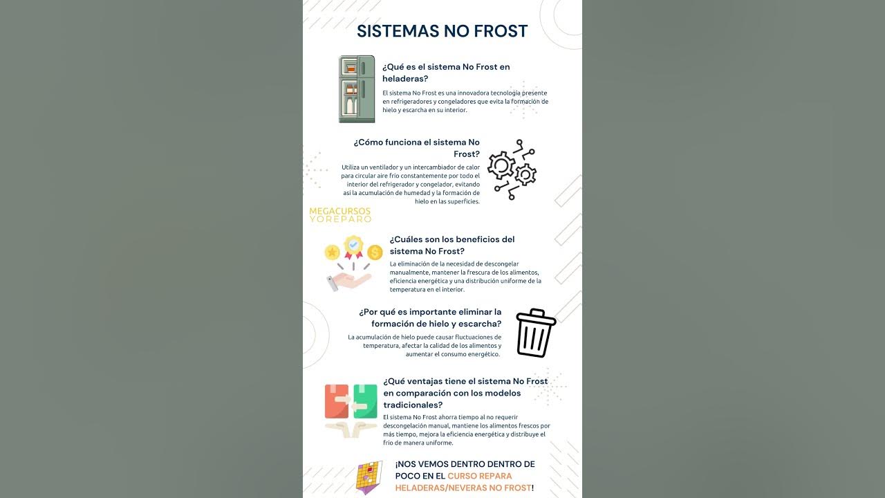 Qué significa no frost? Ventajas y características