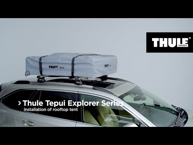 Rooftop Tents – Thule Tepui Explorer Series – Installation rooftop tent - North America - YouTube