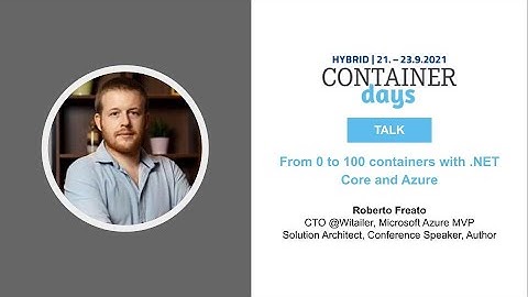 From 0 to 100 containers with  NET Core and Azure