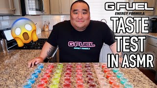 GFuel Taste Test in ASMR (9 Flavors ) screenshot 5