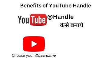 How to create own custom YouTube handle and URL | YouTube handle 2023 | YouTube Handle Kya Hota Hai
