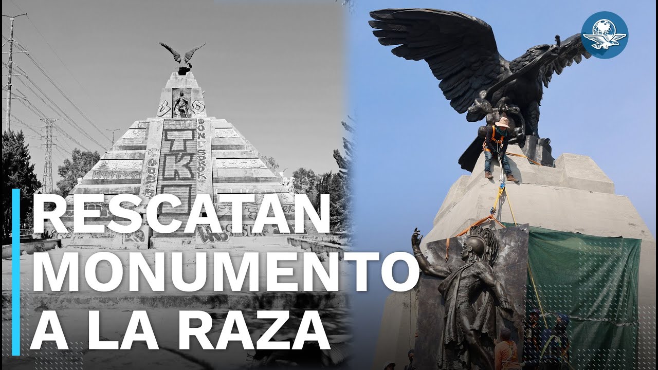 Monumento a La Raza recupera su brillo