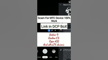 Gcam For mTk Device || Redme 9 Realme c3 oppo a31 || google camera for all Android