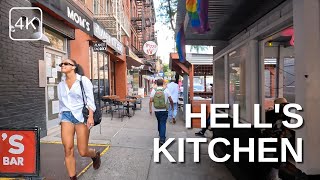 NEW YORK CITY Walking Tour [4K]  HELL'S KITCHEN
