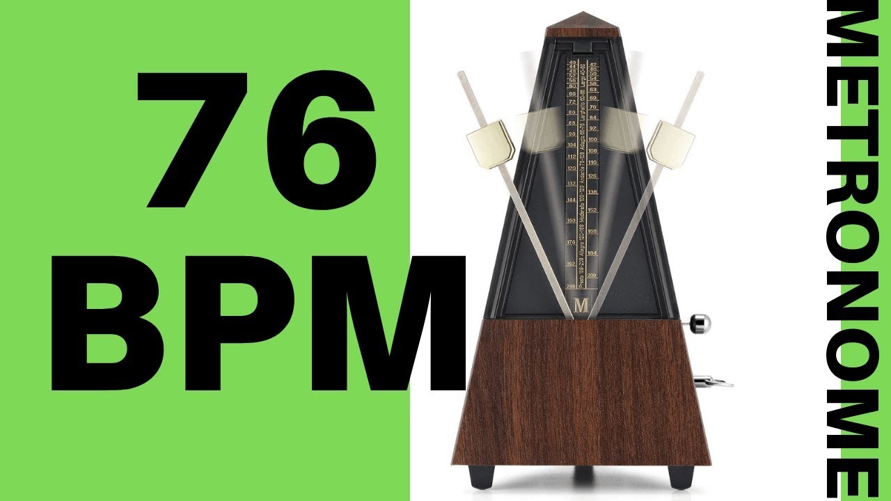 76 BPM Metronome Click Track 76 Beats Per Minute YouTube 76 BPM Metronome Click Track 76 Beats Per Minute YouTube