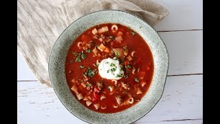 The Easiest Beef Soup And So Delicious - Easy Dinner - By One Kitchen