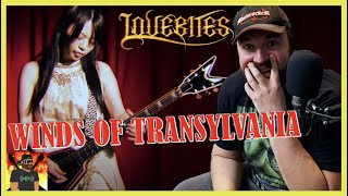 The Guitar Squeals!!! | LOVEBITES / Winds Of Transylvania [VLADLOVE Version] | REACTION