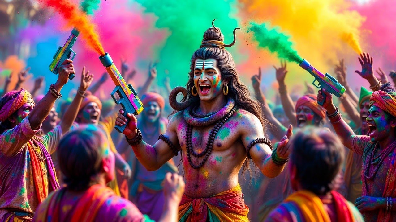 जिस घर बजे भोले की होली, वहाँ बरसे सुख और शांति बम बम भोले की होली Happy Holi Shiva Holi Bhajan 2026