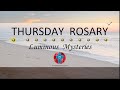 Thursday Rosary • Luminous Mysteries of the Rosary 💚 Footprints in the Sand at Sunrise