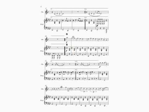 Chorando Se Foi (Lambada) - tenor horn and piano - Kaoma