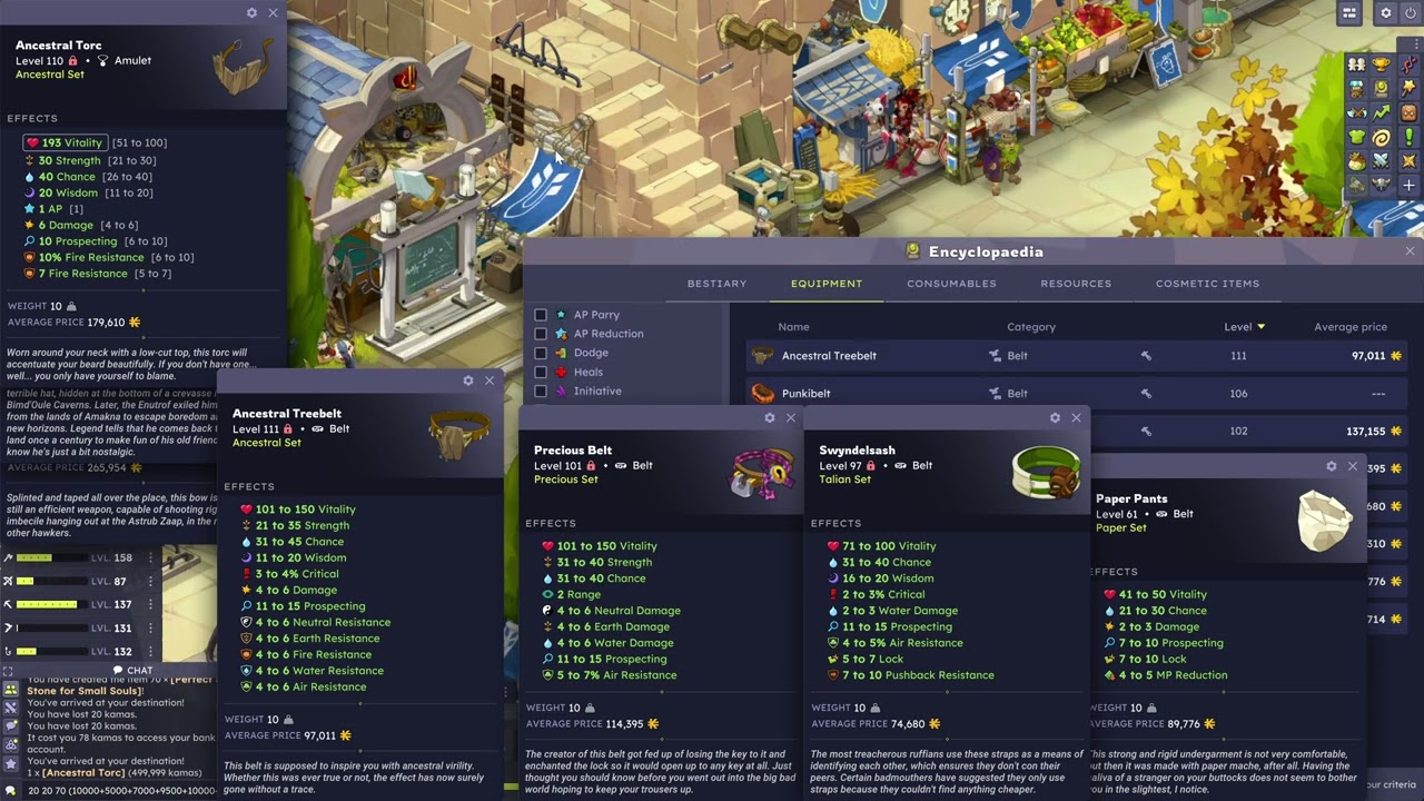 【Dofus 3.0】Character Build ► Lv.115+ Chance Eliotrope (7+ Million Kamas) ★ Eliotrope Lv.90 ║