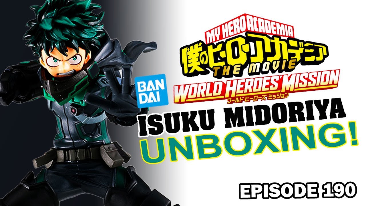 Unboxing My Hero Academia THE MOVIE WORLD HEROES' MISSION THE AMAZING HEROES  Izuku Midoriya 