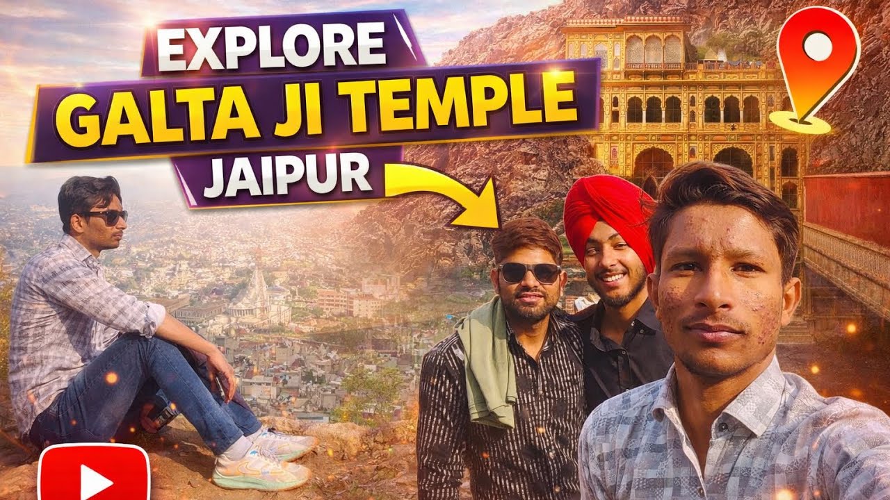 Explore galta jii temple part=2