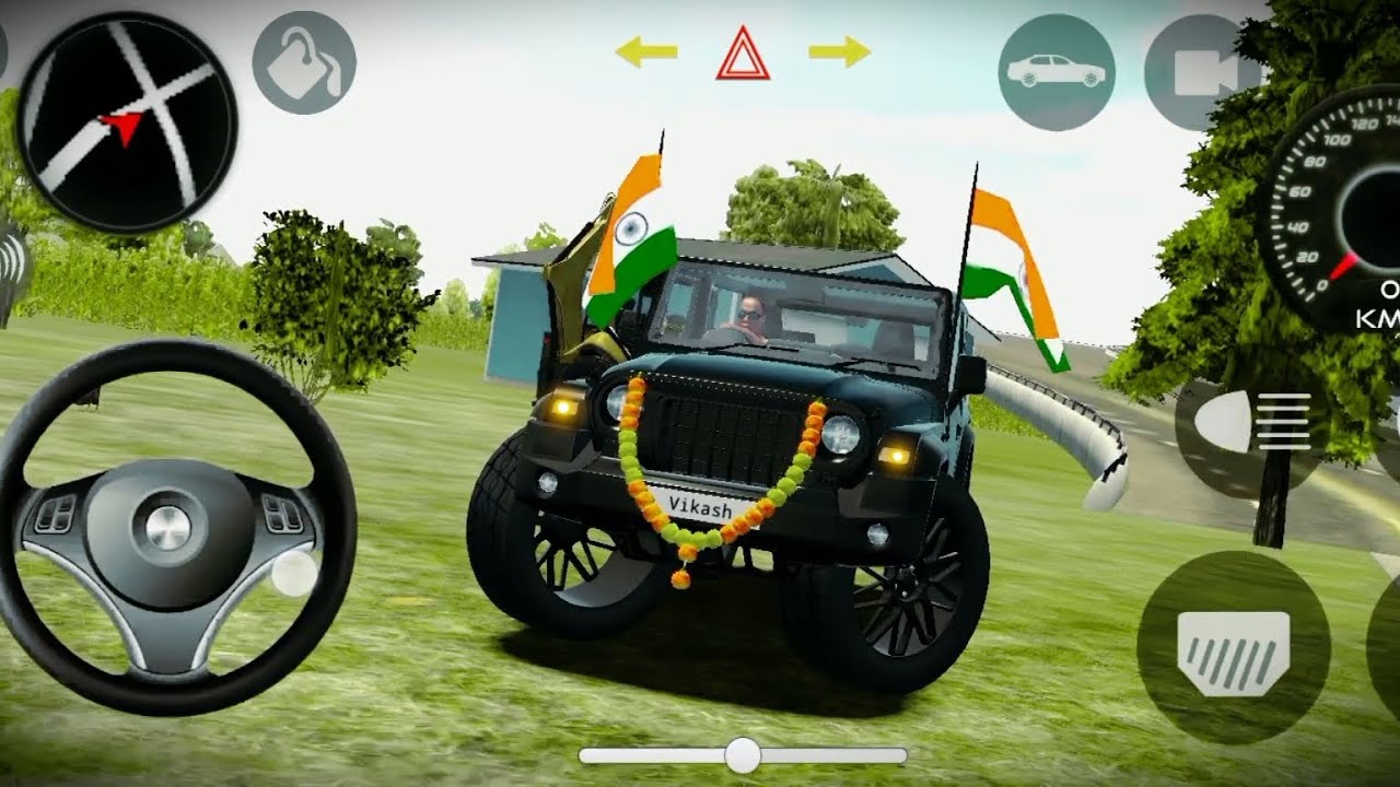 Modified Mahindra Thar 😈 🔥 Games:Indian Red Thar (Gadi Wala Games) Car Game Android Game - 