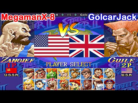 Super Street Fighter II X: Grand Master Challenge - MegamanX-8 vs GolcarJack