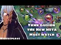 GUSION TANK NEW META💯⚡| YOU MUST WATCH |  THE UNKILLABLE GUSION | MONTAGE #06