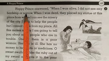 Class 6th Translation Lesson 13 - Part 1 of 3 - A Happy Prince - Teach Online Punjab Text Book Board