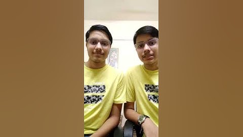 KVPY SA 2021 Rankers Duo | Toshit and Tushar Jain | Prashant Jain