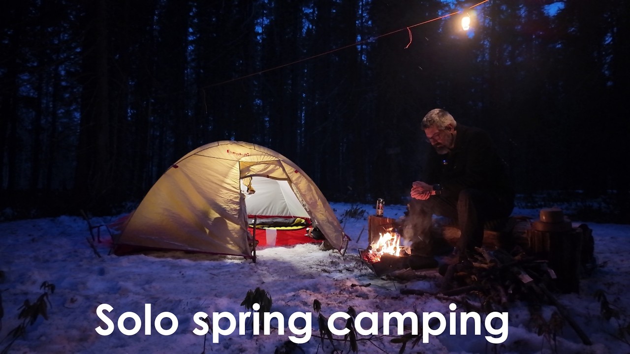 Solo Spring Camping in the Boreal Forest / channel update